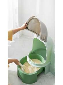 1pc Enclosed Litter Box Cat Tunnel, Spacious Cat Toilet With Drawer, Pet Supplies