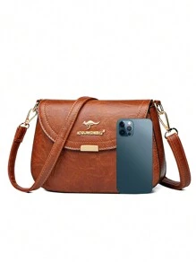 女士奢华真皮单肩包 2024 时尚设计钱包和手提包 高品质斜挎包 女士信使包