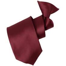 Clip On Ties For Men - 黑色 - 查看 10