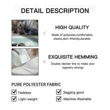 Tapiz personalizado con foto, imagen o texto personalizado - Tapiz decorativo para colgar en la pared de la sala de estar, dormitorio o dormitorio - Bandera para la habitación, decoración de la habitación, tapiz, arte de pared, tapiz personalizado, banderas personalizadas, decoración del hogar, banderas para la habitación, tapiz