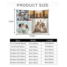 Tapiz personalizado con foto, imagen o texto personalizado - Tapiz decorativo para colgar en la pared de la sala de estar, dormitorio o dormitorio - Bandera para la habitación, decoración de la habitación, tapiz, arte de pared, tapiz personalizado, banderas personalizadas, decoración del hogar, banderas para la habitación, tapiz