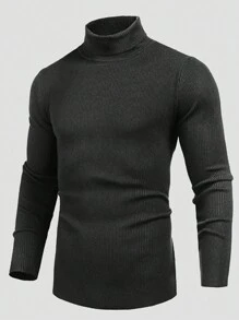 Men Sweaters - 黑色 - 查看 1