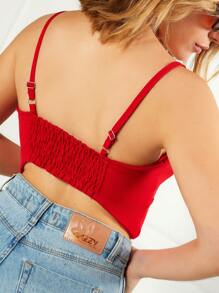 Women Tops - 紅色 - 查看 6