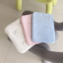 Ins Schleife mit Strasssteinen Niedlich Tablet-Tasche 11/13/15 Zoll Notebook Schutz Schulanfang