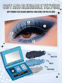 Misslyn Color Mania Liquid Liner + EYE-Mazing + Color Mania Mascara, 3 piezas, resistente a manchas, con volumen dramático, duradero, con efecto de volumen, define las pestañas, altamente pigmentado, sin grumos, el delineador líquido está disponible en 3 colores que crean líneas audaces y definidas, resistente a manchas, resistente al agua, de larga duración, resistente al sudor, delineador de ojos altamente pigmentado en verde, azul y negro con acabado mate, delineador en gel de ojos, 3 colores de sombra de ojos con espejo y pincel, sombra de ojos mate, brillante y con purpurina fina, textura suave, adecuada para piel sensible, altamente pigmentada, mezclable, de larga duración, para obtener un aspecto de ojos multi-dimensional - No.01 Máscara de pestañas negra+Delineador de ojos Choco chic No.02+Sombra de ojos No.59 - Ver 5