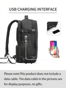 Funktions-Laptop-Rucksack für Business, Anti-Diebstahl, schlank und robust, wasserabweisend, geeignet für Frauen und Männer, passend für Laptops bis zu 15,6 Zoll. Mit großem Fassungsvermögen für kurze Strecken und Release-Buckle-Dekoration, Reise-Rucksack für Frauen mit USB-Ladeanschluss, Zugträger-Design, Anti-Diebstahl-Sicherheit, geeignet für Schülerinnen und Schüler, College-Studentinnen und -Studenten, Jungen und Männer, für Outdoor-Aktivitäten, Reisen, Arbeit, Geschäftsreisen, Ferien und Grundschule.