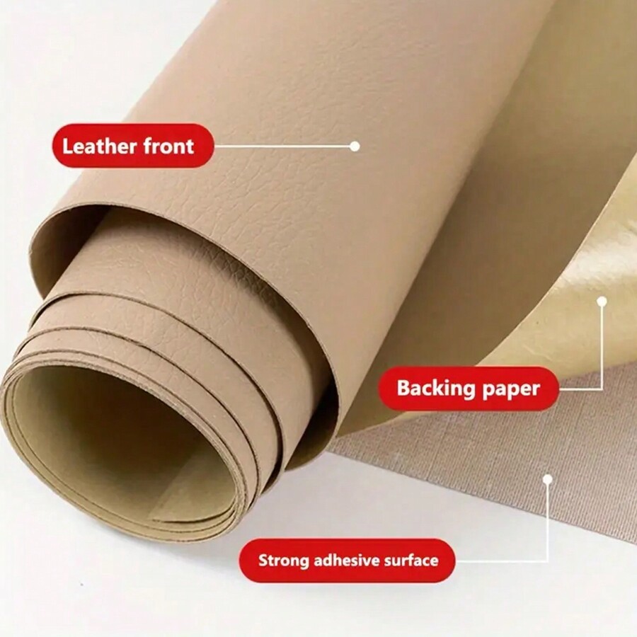 SelfAdhesive Faux Leather Repair Patch Kit For Sofa, Car Interior