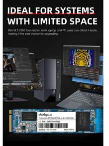 Lenovo ThinkPlus ST800 SSD Nvme M2 1TB, 512GB, 256GB, 128GB SSD M2 Disco Interno Unidade de Estado Sólido M.2 2280 PCIe 3.0 Disco Rígido Para Desktop e Laptop