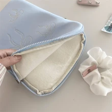 Ins Schleife mit Strasssteinen Niedlich Tablet-Tasche 11/13/15 Zoll Notebook Schutz Schulanfang