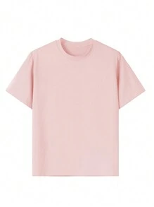 A Suit Of Young Girls Casual Printed Round Neck Pullover Short-Sleeved T-Shirt For Summer Students - T-Shirt For Young Adventurers Who Love Travel Summer Tops Tween Girl Clothes Graphic Tees Girls Summer Clothes