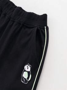 Annil Kinder Strick Kurzhosen für Jungen und Mädchen, lässige Sommer Sport Hosen