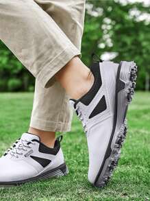 Men's Professional Golf Shoes Golf Walking Shoes Waterproof Golf Shoes Comfortable Breathable Golf Shoes Golf Sports Shoes - White - View 7