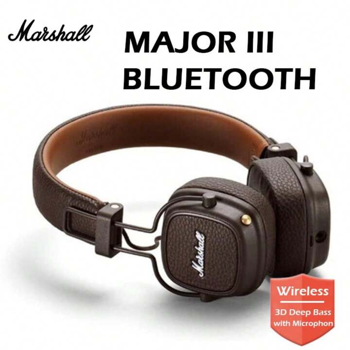 Marshall Major III Bluetooth ワイヤレスヘッドホン 中古】MAJOR III