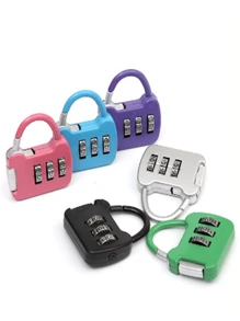 1 Multi-Functional Password Lock, Including Diary Password Lock, Password Padlock, Stationery Box Lock, Drawer Lock, Cabinet Lock, And Luggage Lock, Available In 6 Colors