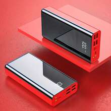 COKOAPE 50000/30000mAh 行動電源，USB 手機充電器，附 LED 電量顯示/手電筒，戶外緊急備用電池組，露營燈，相容於 /Android 手機數位電子設備 - 彩色 - 查看 11