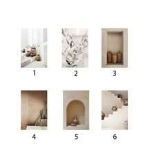 1 peça, vaso clássico boêmio natureza morta arte de parede pintura a óleo estilo ins impressão de pôster estético decoração de sala de estar moderna imagem sem moldura, tela