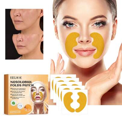 10pcs Smile Line Patch Eye Line Patch Lifting And Firming Skin Facial Mask Eye Mask Application Wrinkle Removing Facial Skin Care