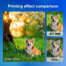 KT INK Cartuchos de tinta remanufacturados de alto rendimiento KT INK 302XL compatibles con 302 y 302XL, compatibles con las impresoras Deskjet 1110 2130 2134 3630 3632 3634, Envy 4520 4521 4522 4523 4524, y Officejet 3830 3834 4650 4651 4652