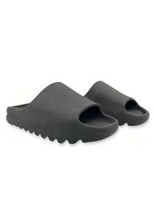 Chinelo Slide Nuvem Unissex Plataforma Antiderrapante Kim - Preto - Visão 3