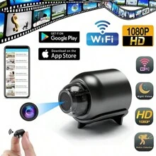 Mini Wifi Hidden Spy IP Camera Wireless HD 1080P Micro Security Night Vision Cam - Cámara+64G - Ver 11