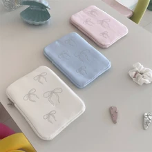 Ins Schleife mit Strasssteinen Niedlich Tablet-Tasche 11/13/15 Zoll Notebook Schutz Schulanfang