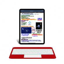 Teclado inalámbrico con retroiluminación colorida y panel táctil compatible con iPad, Samsung, Surface y otras tabletas, teléfonos y portátiles con Android y Windows 11 - Rojo - Ver 9