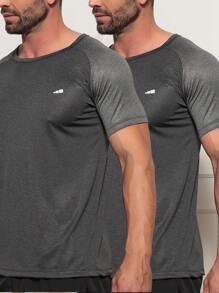 Men T-Shirts - 黑色 - 查看 1
