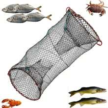1pc Shrimp Lobster Fishing Net Trap Convenient To Carry Practical Fishing Accessories Suitable For Smelt Eel Craw Fish - Multicolor - View 1