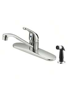 B & K Products 4825709 One Handle  Kitchen Faucet With Side Sprayer Included - 彩色 - 查看 2