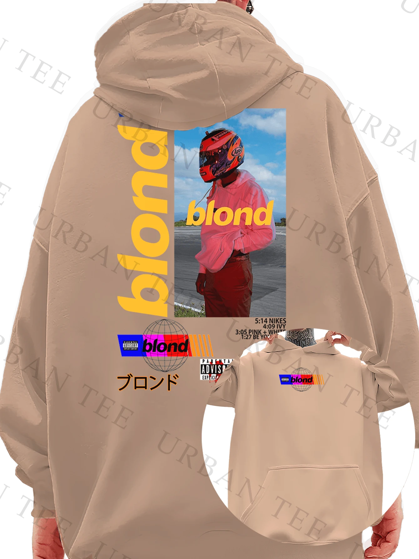 Men Hoodies - Màu nâu  Mocha - Xem 1