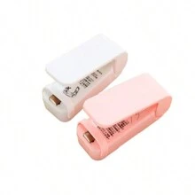 1pc Máy niêm phong cầm tay nhỏ, Nhựa gia dụng nhỏ, Máy niêm phong túi nguyên liệu, Máy niêm phong nhiệt điện cầm tay nhẹ, Không có pin, Túi đóng gói chân không, - Nhiều màu - Xem 11