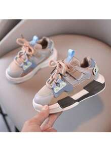 Zapatos de tabla para niños Zapatillas de malla transpirables Niños Niñas Zapatos casuales - Gris - Ver 5