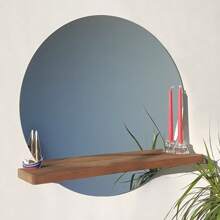 Well Home WellHome Spiegel RHIN 70x70x0,4 cm - Nussbaum