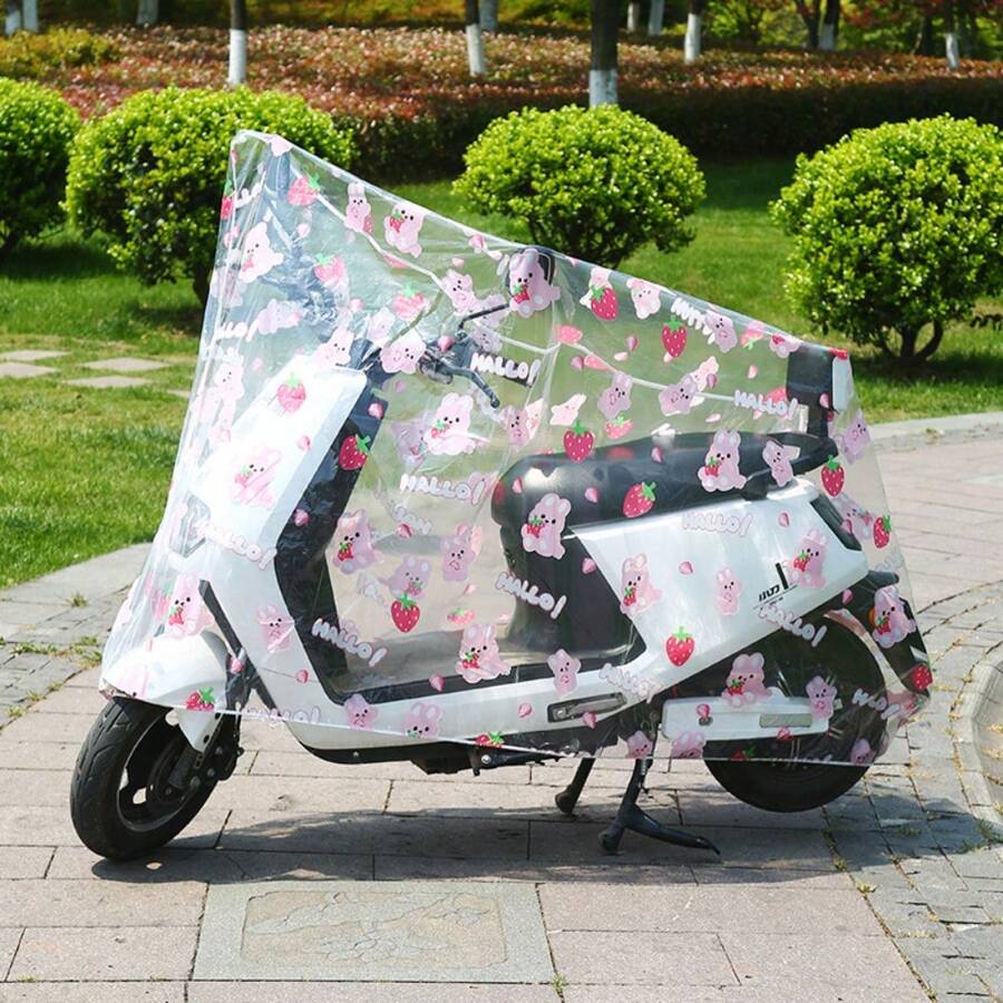 1 Tấm Che Mưa Xe Điện, Tấm Che Bụi, Tấm Che Mưa Xe Điện Đa Năng, Quần Áo Bảo Hộ Xe Đạp, Tấm Che Mưa Xe Máy - Nhiều màu - Xem 1