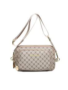 Fashionable Middle-Aged Women Chest Bag/Waist Bag, Versatile - Grey - View 3