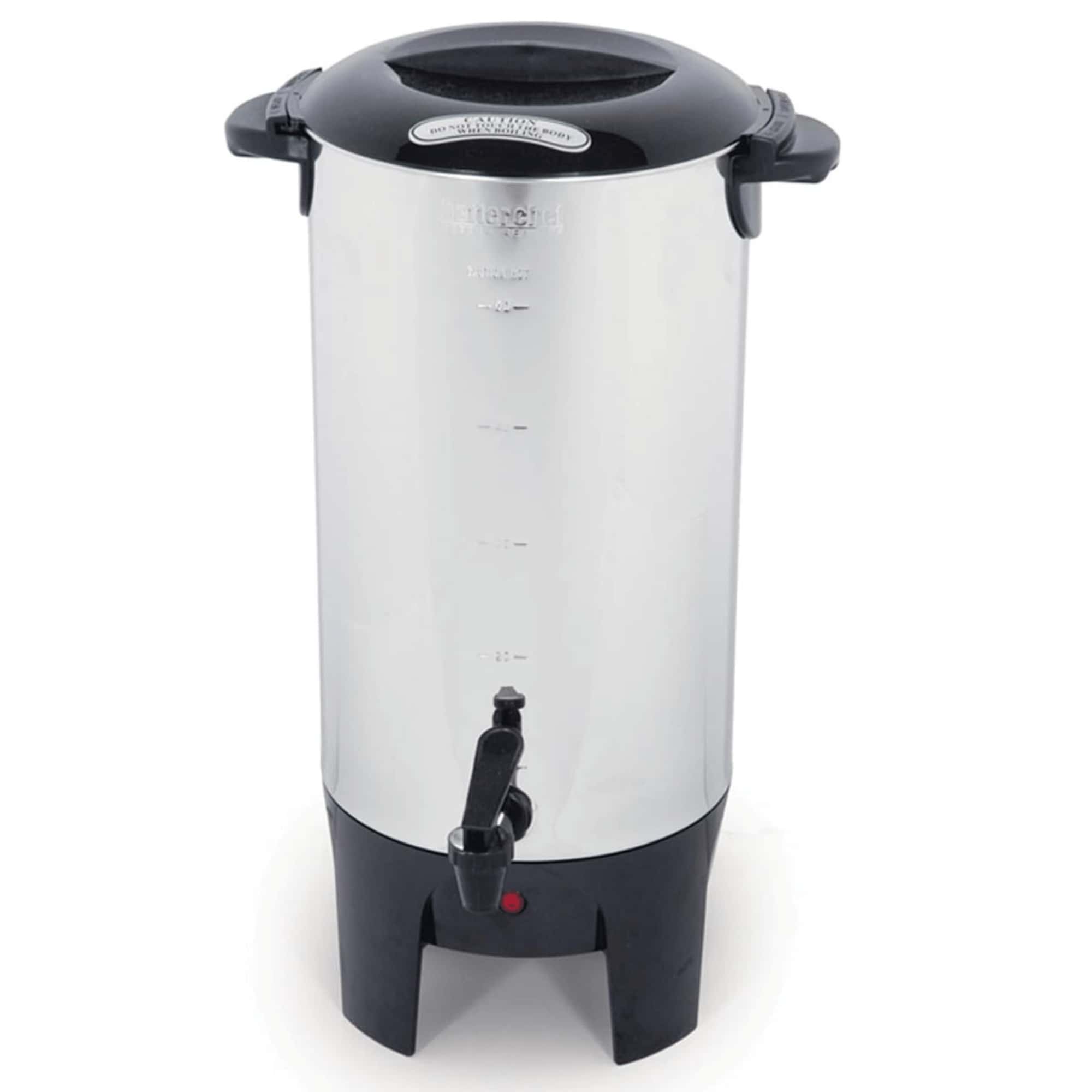 Better Chef 10 To 50 Cup Stainless Steel Urn Coffeemaker