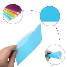 12入組A5活頁夾，6孔打孔活頁夾，PVC活頁袋，文件收納袋，適用於筆記本、日記、預算收納 - 彩色 - 查看 3