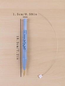 1 chiếc kim đan búp bê Nga 4 cấp có thể điều chỉnh, màu xanh/hồng - Nhiều màu - Xem 4