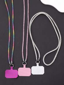 1 dây đeo điện thoại di động đính đá Rhinestone, vòng đeo tay đeo vai bằng xích lấp lánh chống thất lạc, chống rơi, quà tặng cho mẹ, gia đình, bạn bè, sinh nhật, ngày lễ - Nhiều màu - Xem 12