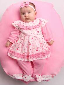 Baby Boys Jumpsuits - 淺粉色 - 查看 4