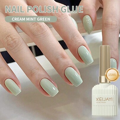 XEIJAYI 1pc 15ML Green Gel Nail Polish For Summer For Nail Art Decoration In Nail Salons Soak Off Uv Led Lamp For Girl
