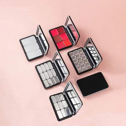 1pc Empty Disk Powder Blusher Makeup Eye Shadow Replacement Storage Box Lipstick Subpackage Pressure Disk Box With Mirror DIY Eye Shadow Subpackage Magnet Eye Shadow Storage Box Empty Disk Free Combination Original Makeup Box Box,Makeup,Cheap,Room Decor,Vanity,Travel,Bedroom,Makeup Accessories,Cheap,Stocking Stuffers,Makeup,Makeup Tools,Cheap Stuff,Gifts,Gifts For Women,Christmas Gifts,Giveaways,Travel,Cheap Stuff,Travel Essential