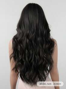 Synthetic Woven Wigs - Hitam - View 5