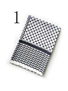 1pc New Printed Chiffon Headscarf Arab Scarf Dubai Turkish Women's Scarf - Multicolor - View 6