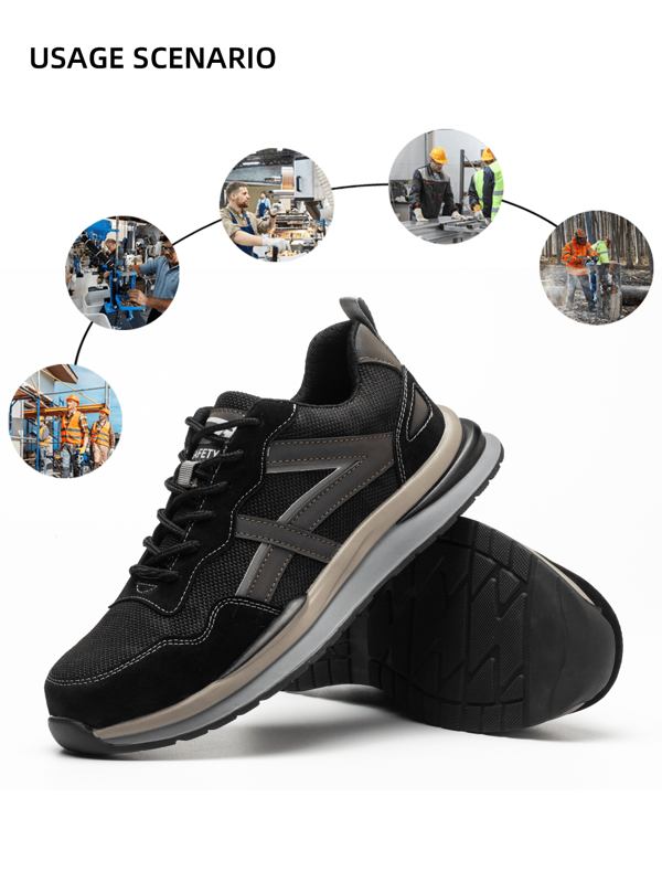New Style Safety Shoes For All Seasons, Anti-Smashing, Anti-Piercing, Waterproof And Skid-Proof, Suitable For Outdoor Construction Workers