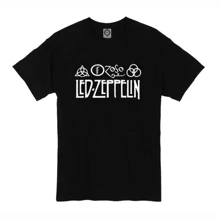Camiseta Masculina - Led  Zeppelin- Camisa Rock - Preto - Visão 4