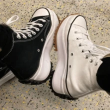 Women Wedge Sneakers - 黑色 - 查看 11