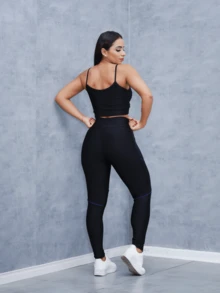 Women Sports Sets - 藍色 - 查看 3