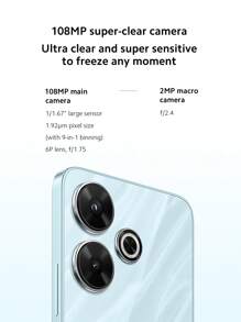 Xiaomi Mi Redmi 13 Global Version 8GB+256GB Smartphone 108MP Super-Clear Camera Powered By 33W Fast Charging Immersive 6.79" 90Hz Display MediaTek Helio G91-Ultra Massive 5030mAh (Typ) Battery