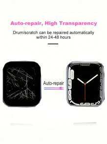 3pcs Ceramic Soft Screen Protector Films, Compatible With Apple Watch (7th-9th Gen), Watch (4th-6th Gen, SE2), Watch (1st-3rd Gen), Watch (Ultra 1st-2nd Gen) 38/42/40/44/45/49mm Models Gift For Birthday, Family, Friends Watch Screen Protector, Watch Cover, Watch Accessories Waterproof Shockproof Anti-Fall Anti-Fall Scratch Resistant Anti-Fingerprint Full Cover